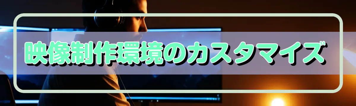 映像制作環境のカスタマイズ