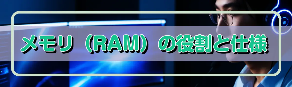 メモリ（RAM）の役割と仕様