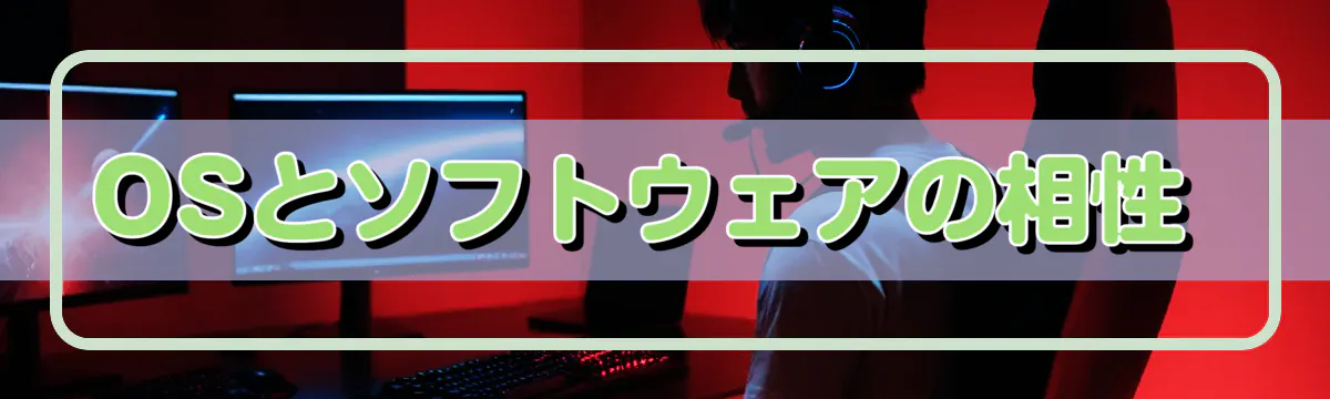 OSとソフトウェアの相性 
