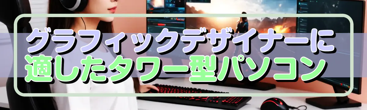 グラフィックデザイナーに適したタワー型パソコン
