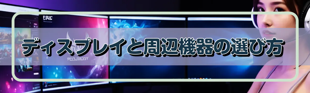 ディスプレイと周辺機器の選び方