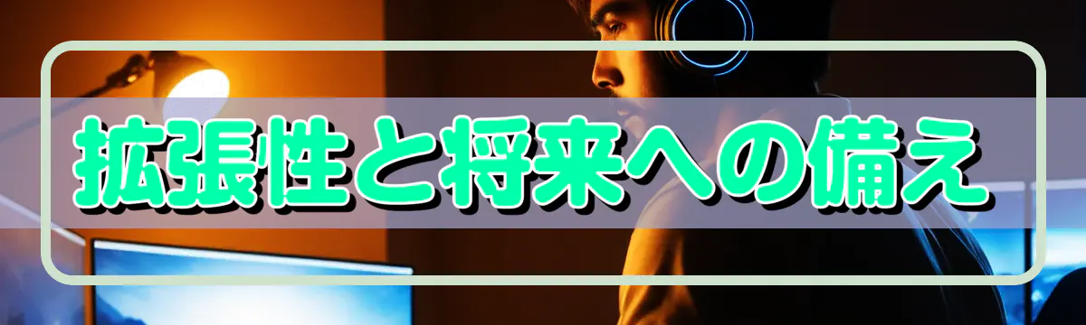 拡張性と将来への備え