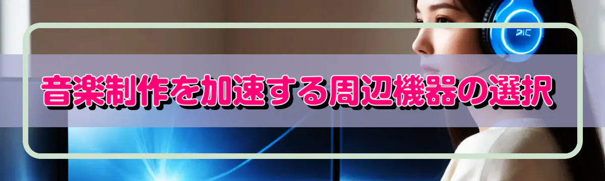 音楽制作を加速する周辺機器の選択