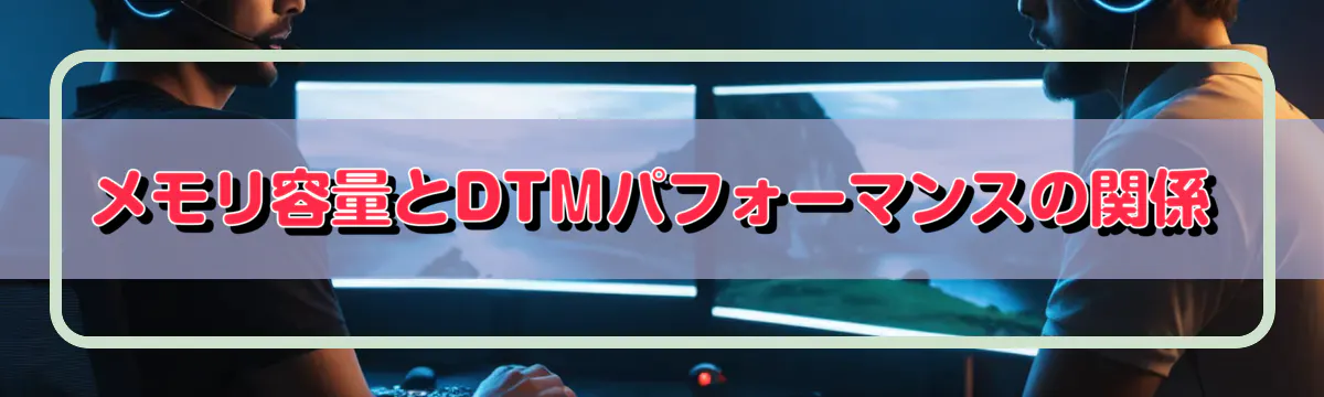 メモリ容量とDTMパフォーマンスの関係