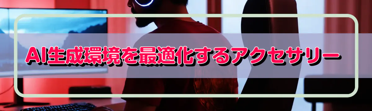 AI生成環境を最適化するアクセサリー