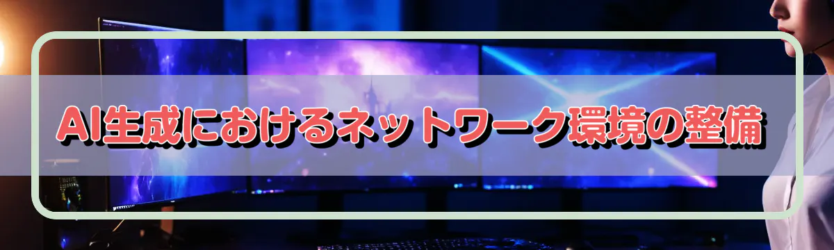 AI生成におけるネットワーク環境の整備