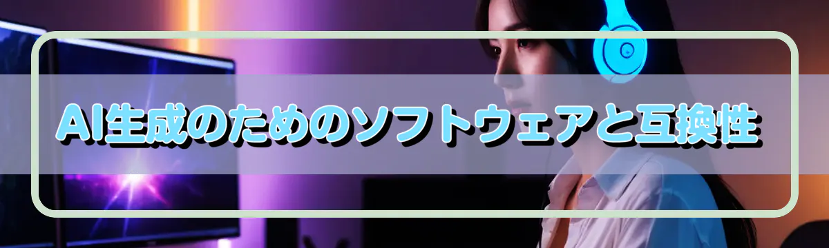 AI生成のためのソフトウェアと互換性