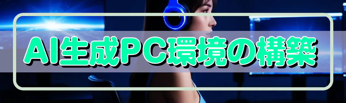AI生成PC環境の構築