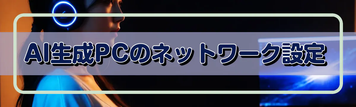 AI生成PCのネットワーク設定