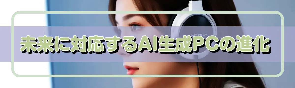未来に対応するAI生成PCの進化