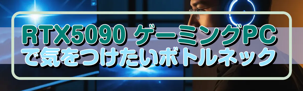 RTX5090 ゲーミングPCで気をつけたいボトルネック