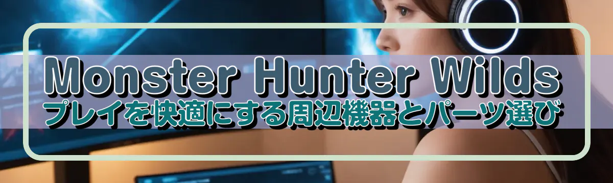 Monster Hunter Wildsプレイを快適にする周辺機器とパーツ選び