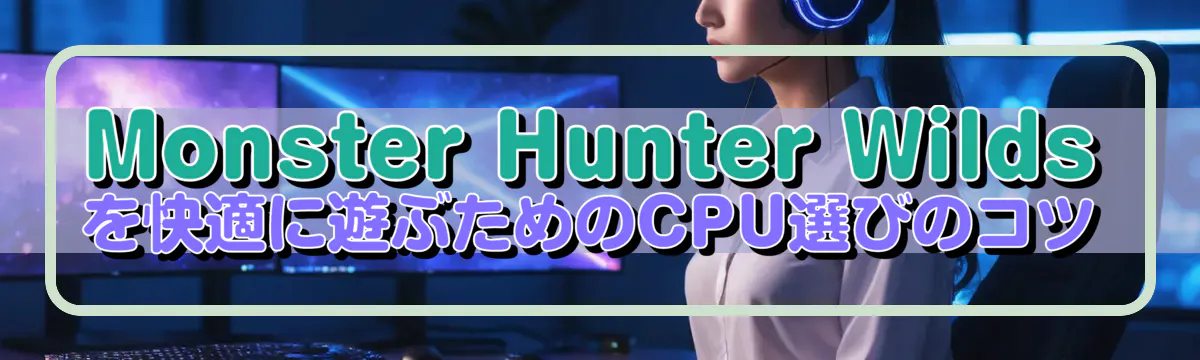 Monster Hunter Wildsを快適に遊ぶためのCPU選びのコツ