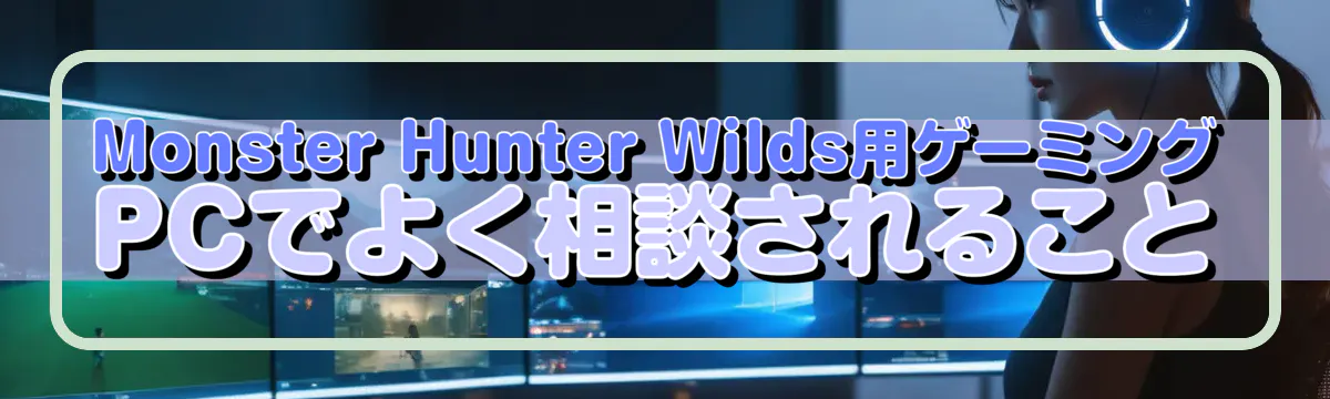 Monster Hunter Wilds用ゲーミングPCでよく相談されること