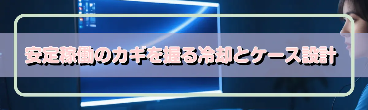 安定稼働のカギを握る冷却とケース設計