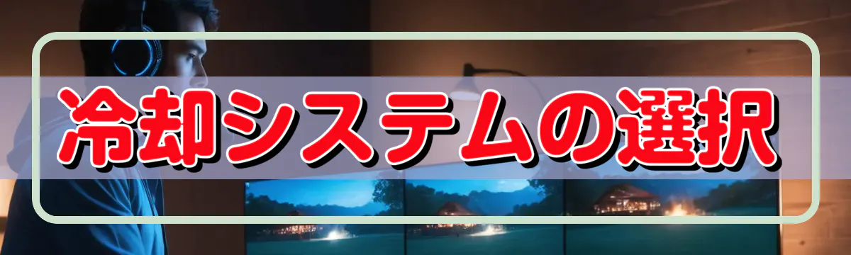 冷却システムの選択