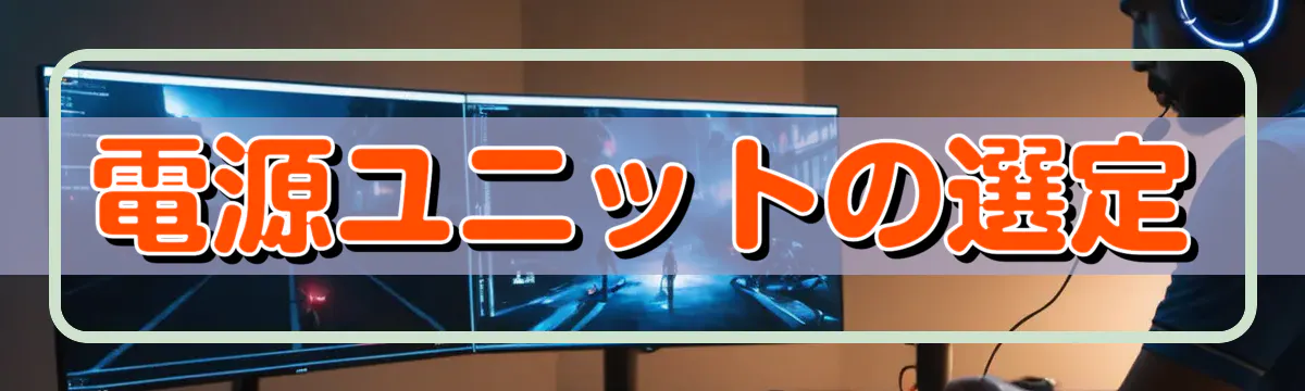 電源ユニットの選定