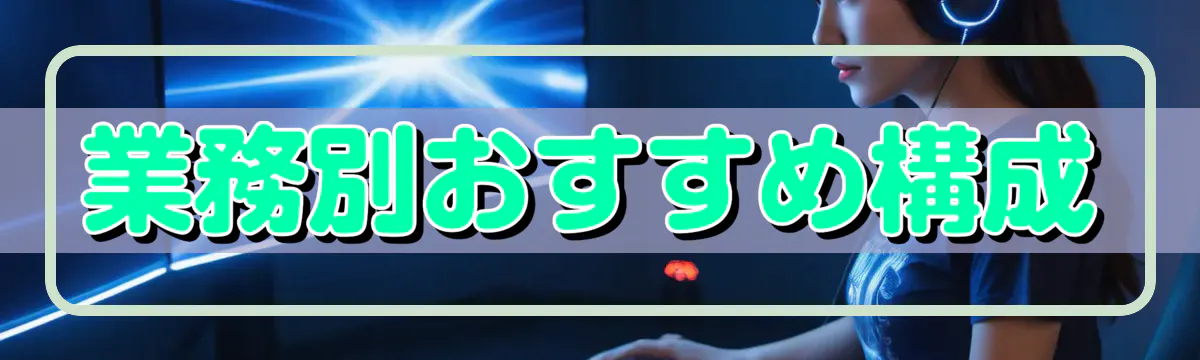 業務別おすすめ構成