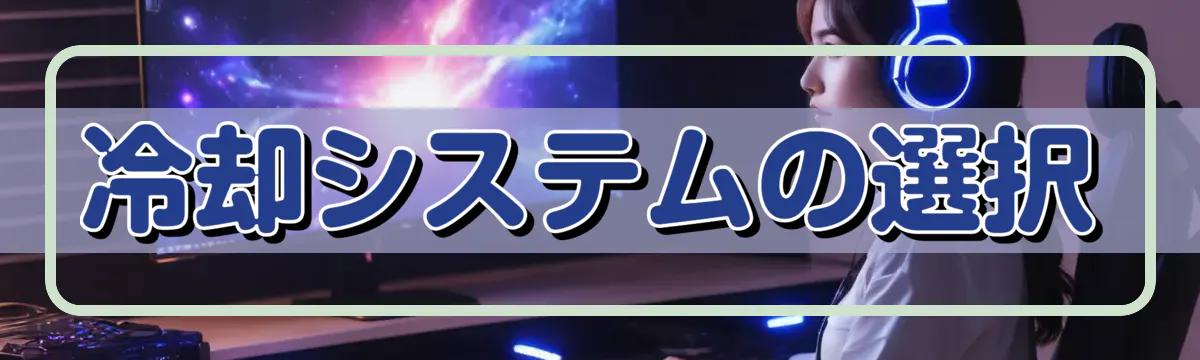 冷却システムの選択