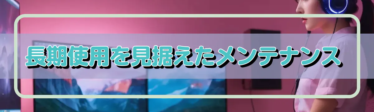 長期使用を見据えたメンテナンス