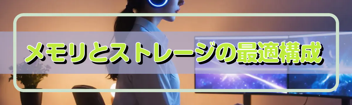 メモリとストレージの最適構成