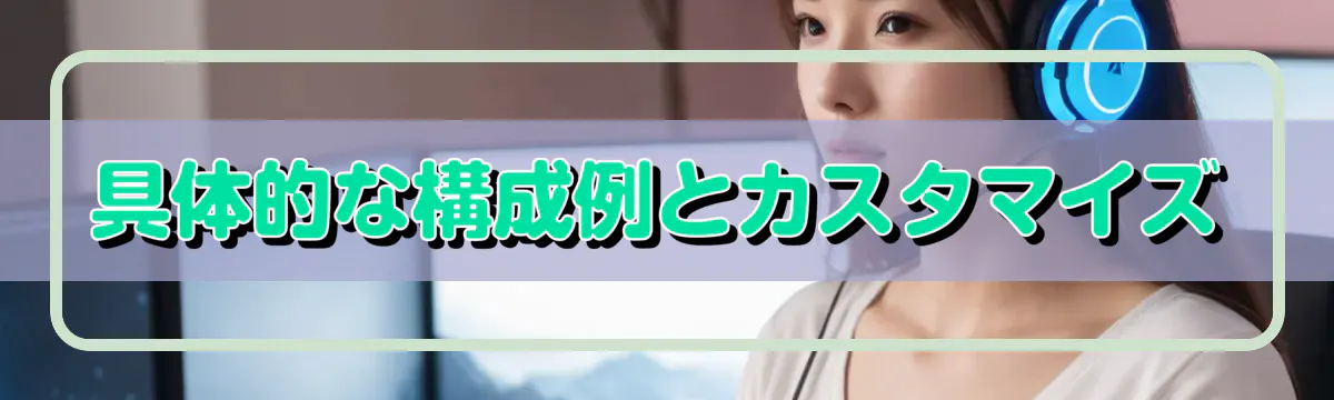 具体的な構成例とカスタマイズ