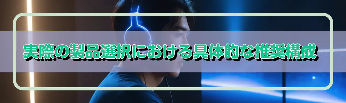 実際の製品選択における具体的な推奨構成