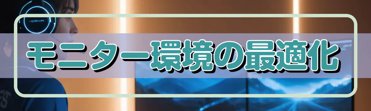 モニター環境の最適化