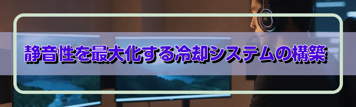 静音性を最大化する冷却システムの構築