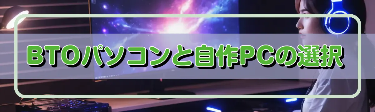 BTOパソコンと自作PCの選択