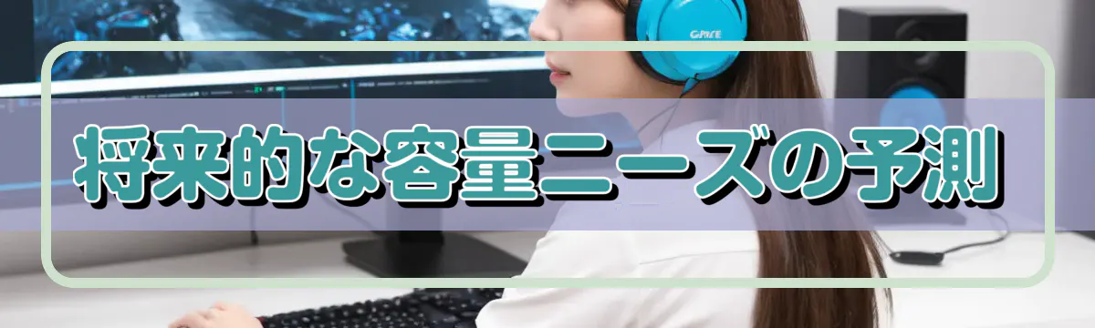 将来的な容量ニーズの予測