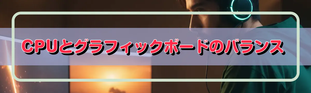 CPUとグラフィックボードのバランス