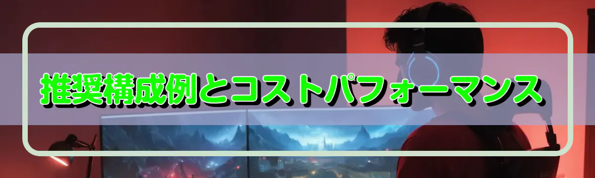 推奨構成例とコストパフォーマンス