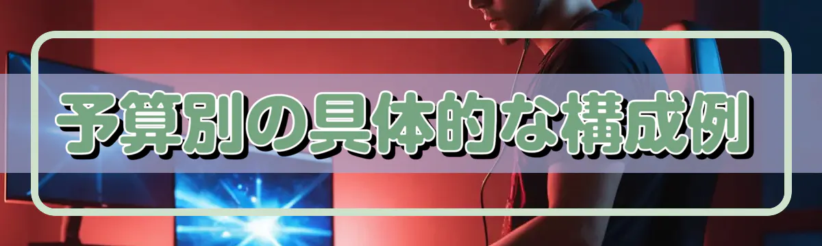 予算別の具体的な構成例