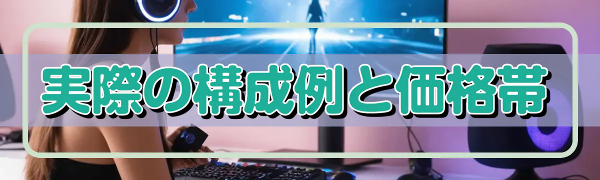 実際の構成例と価格帯