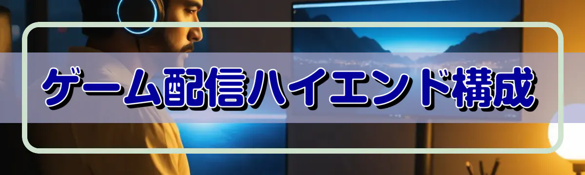 ゲーム配信ハイエンド構成