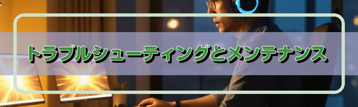 トラブルシューティングとメンテナンス