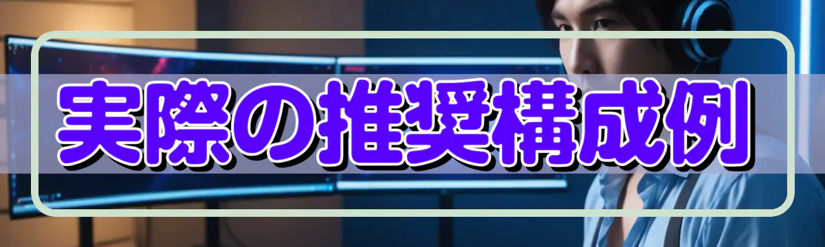 実際の推奨構成例