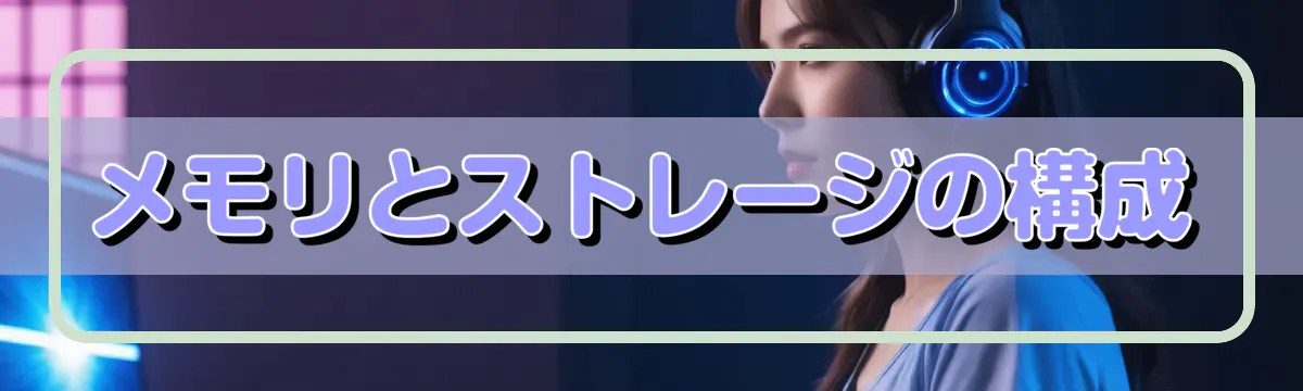 メモリとストレージの構成