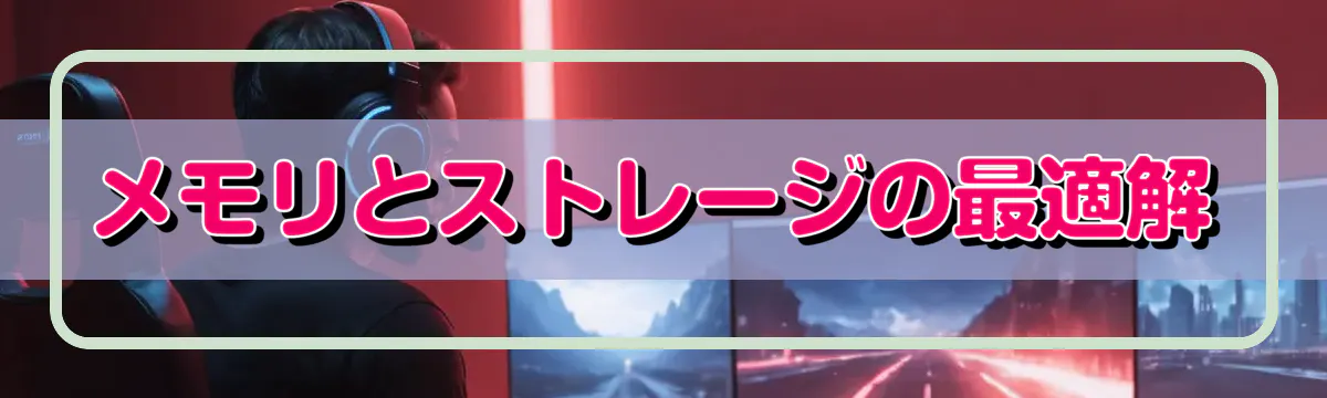 メモリとストレージの最適解