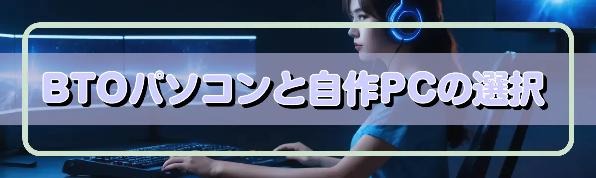 BTOパソコンと自作PCの選択