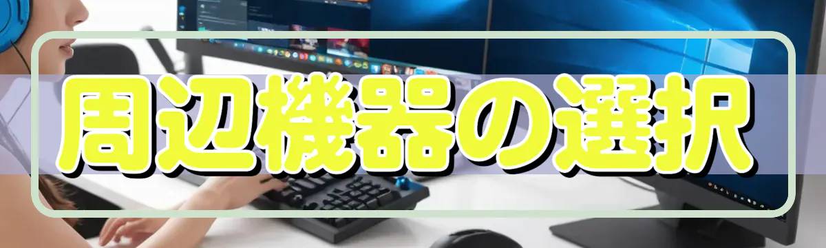 周辺機器の選択