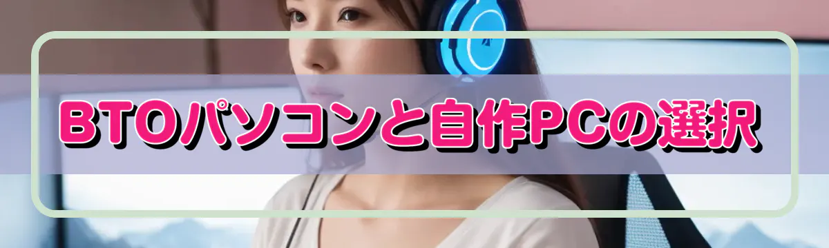 BTOパソコンと自作PCの選択