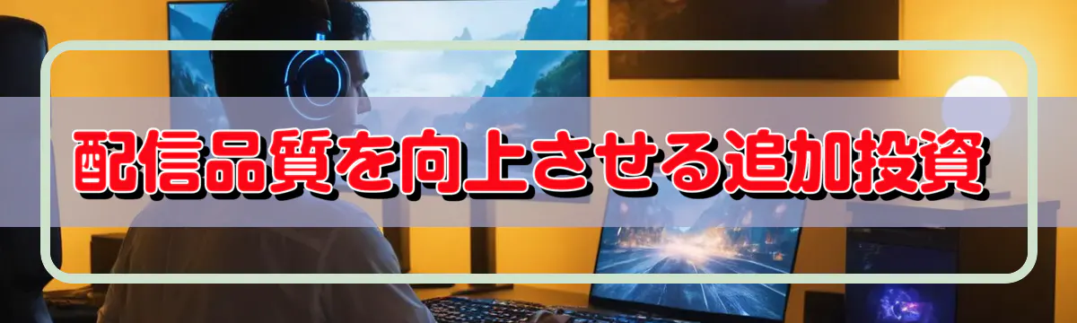配信品質を向上させる追加投資