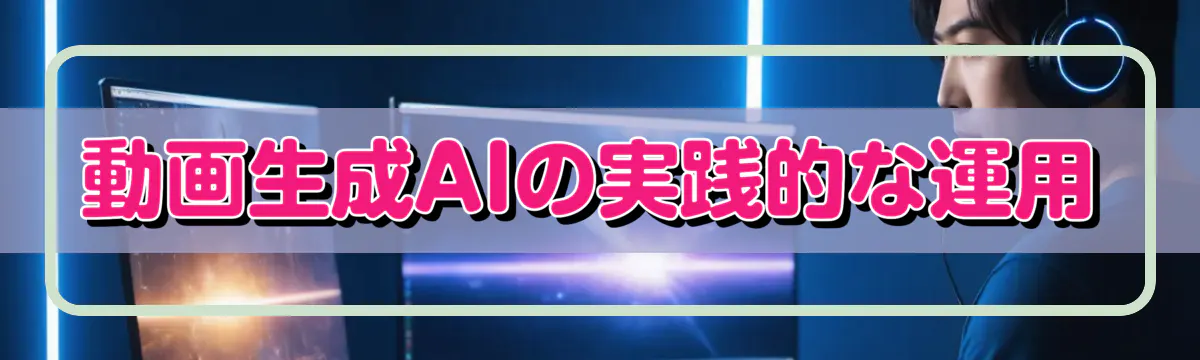 動画生成AIの実践的な運用