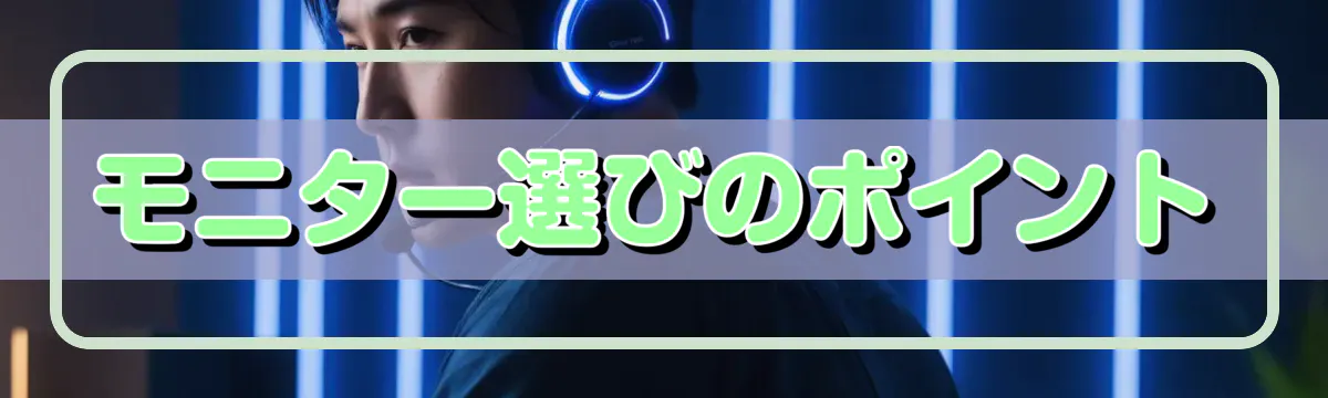 モニター選びのポイント