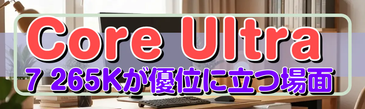 Core Ultra 7 265Kが優位に立つ場面