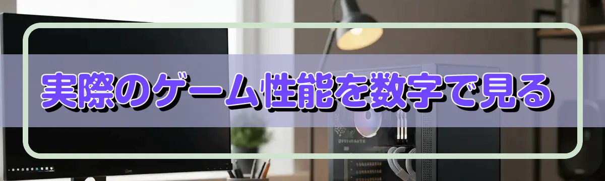 実際のゲーム性能を数字で見る