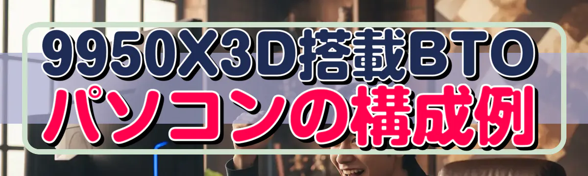 9950X3D搭載BTOパソコンの構成例