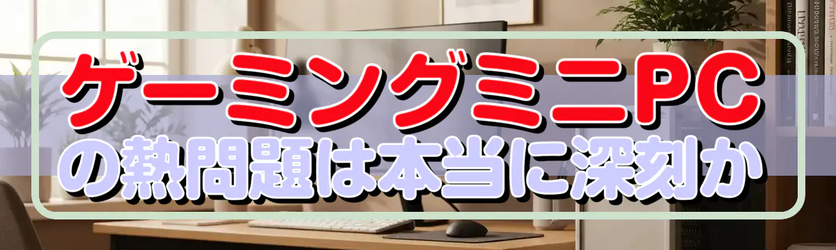 ゲーミングミニPCの熱問題は本当に深刻か